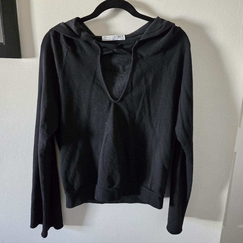Project social T infinity knotneck hoodie, Medium NWT or EUC